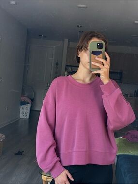 Lululemon Softstreme Sweatshirt - Pink/ Mauve